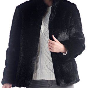 Women Fur Jacket Mini Jacket